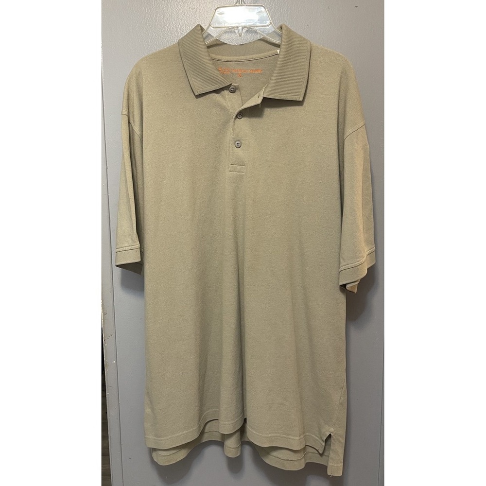 5.11 tactical Mens short sleeve Polo shirt XLT tan
